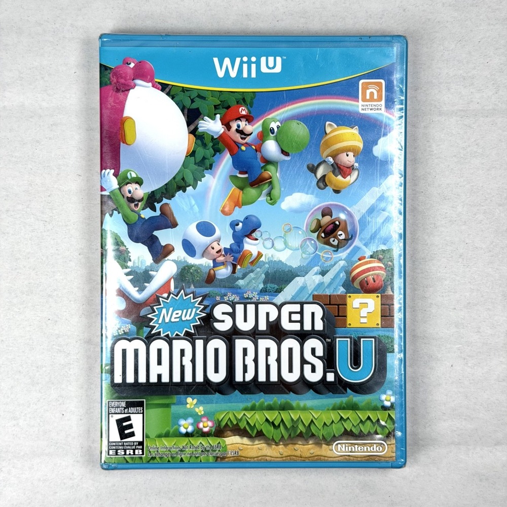 New Super Mario Bros. U WiiU (Nintendo Wii U, 2012) / NEW / SEALED